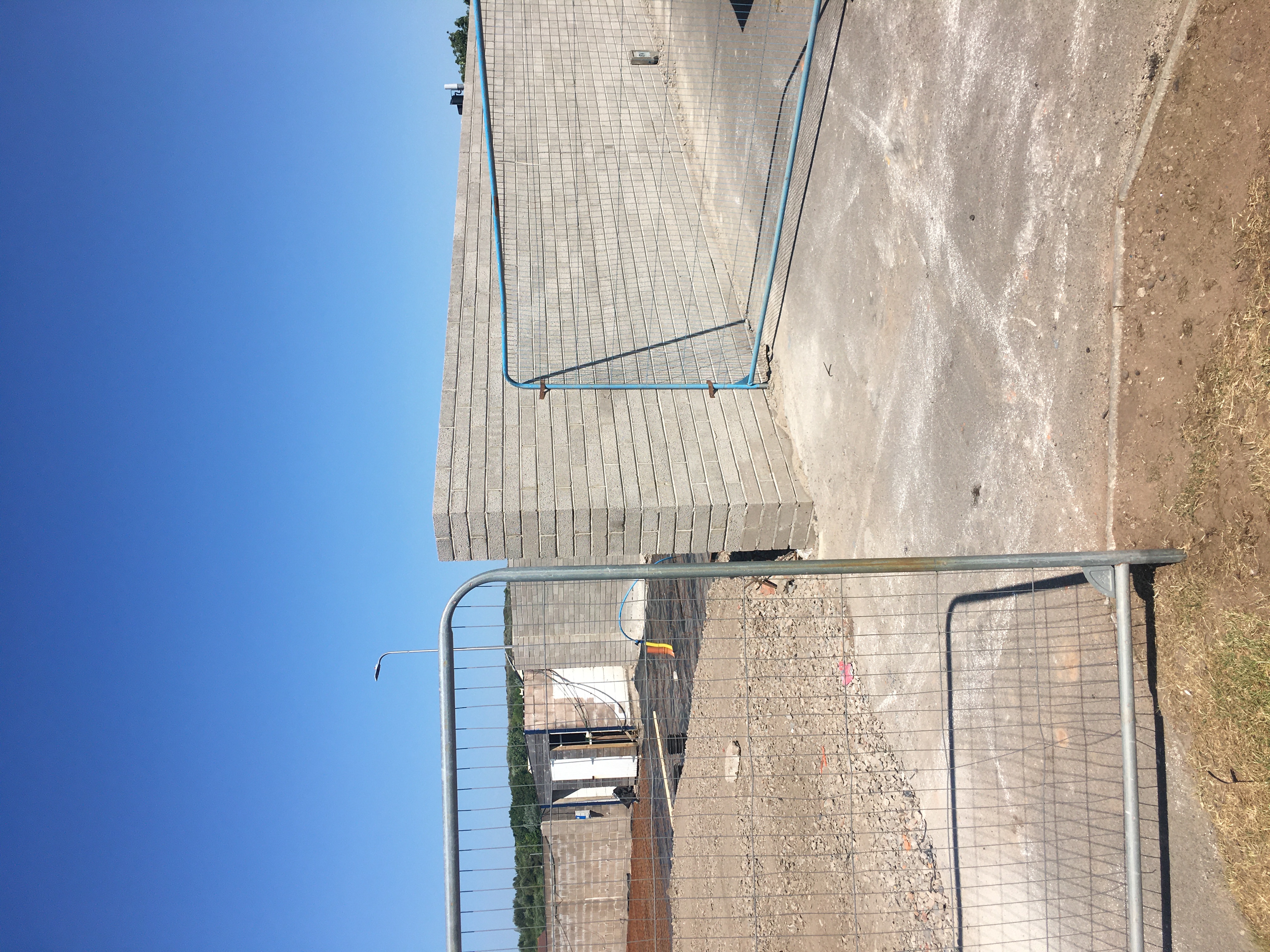 Concrete going down